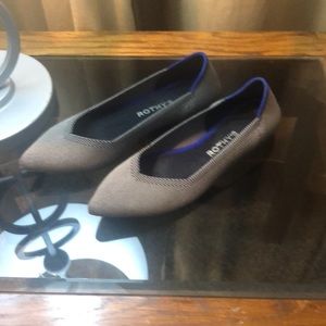 Rothy's "The Point" flat - Grey 7.5